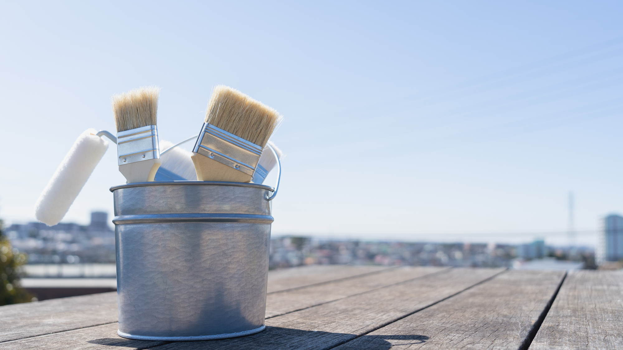 塗装工事の様子